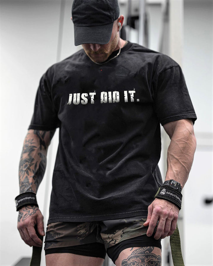 Just Did It Printed Men's T-shirt