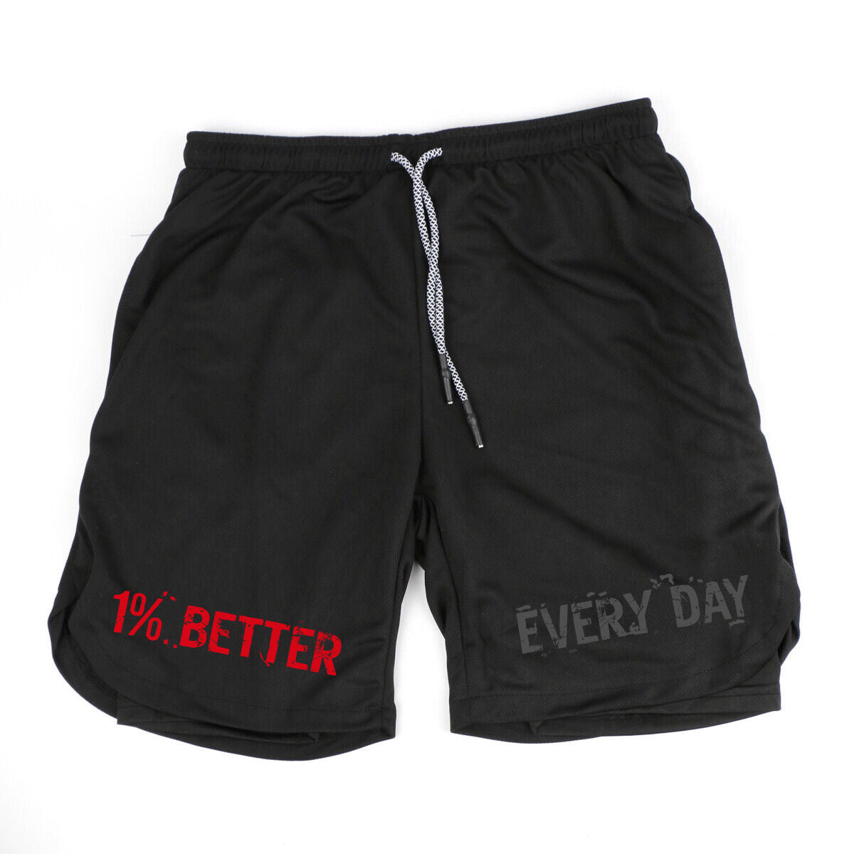 1% Better Every Day Print Men's Shorts – polyalienshop