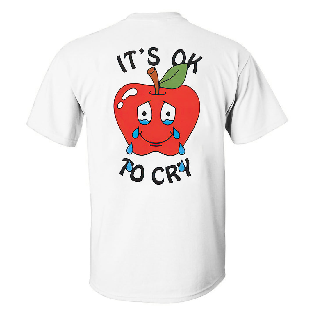 It's Ok To Cry Printed Men's T-shirt