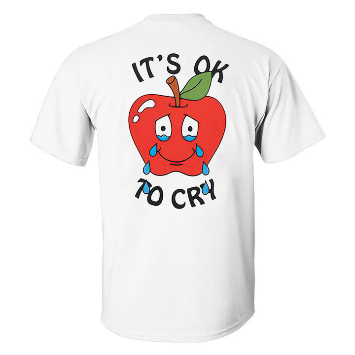 It's Ok To Cry Printed Men's T-shirt