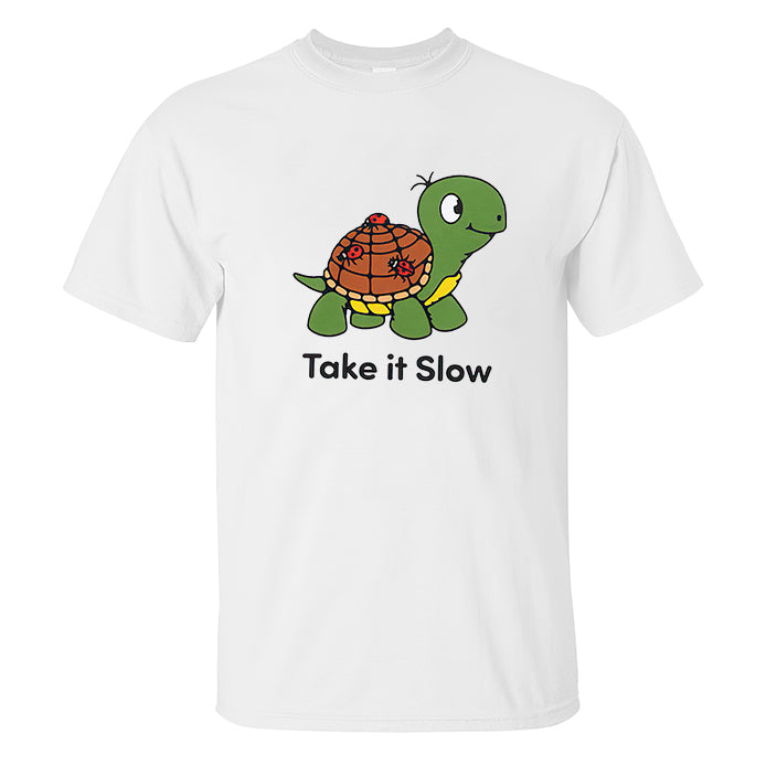 Take It Slow Printed Men's T-shirt