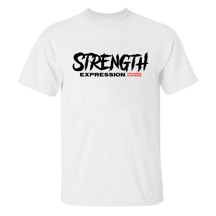 Strength Expression Training Systems Printed Men's T-shirt