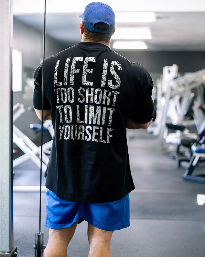 Life is too short to limit Print Men's T-shirt