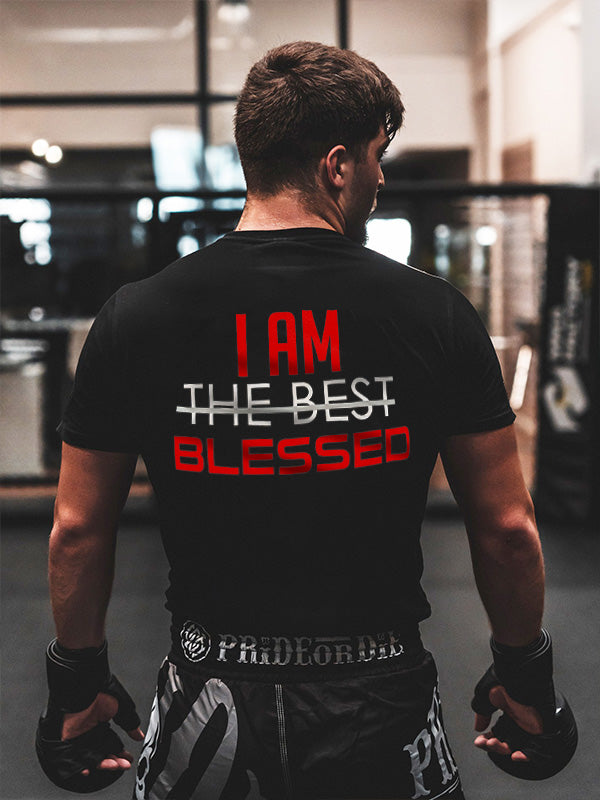 I Am Blessed Printed Men's T-shirt