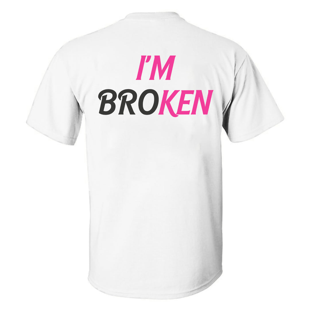 I'm Broken Printed Men's T-shirt