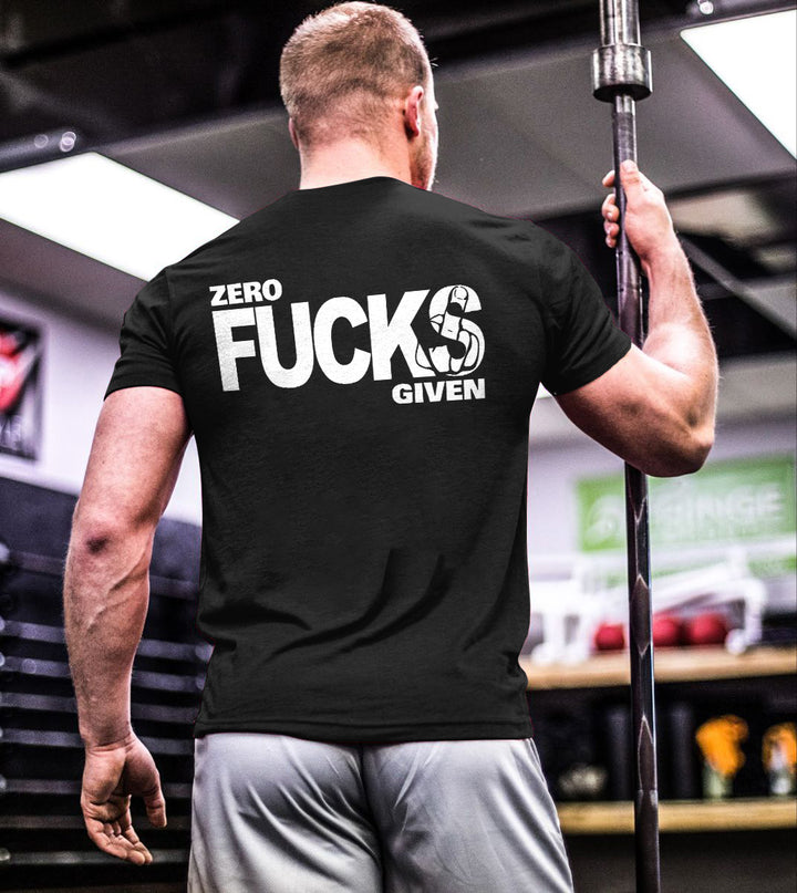 Zero F**Ks Given Printed Men's T-shirt