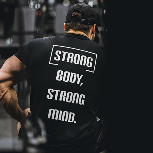 Strong Body, Strong Mind Printed Men's T-shirt