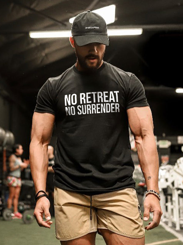 No Retreat No Surrender Printed Men's T-shirt