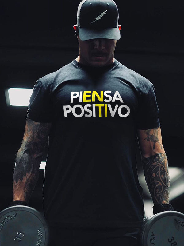 Piensa Positivo Printed Men's T-shirt