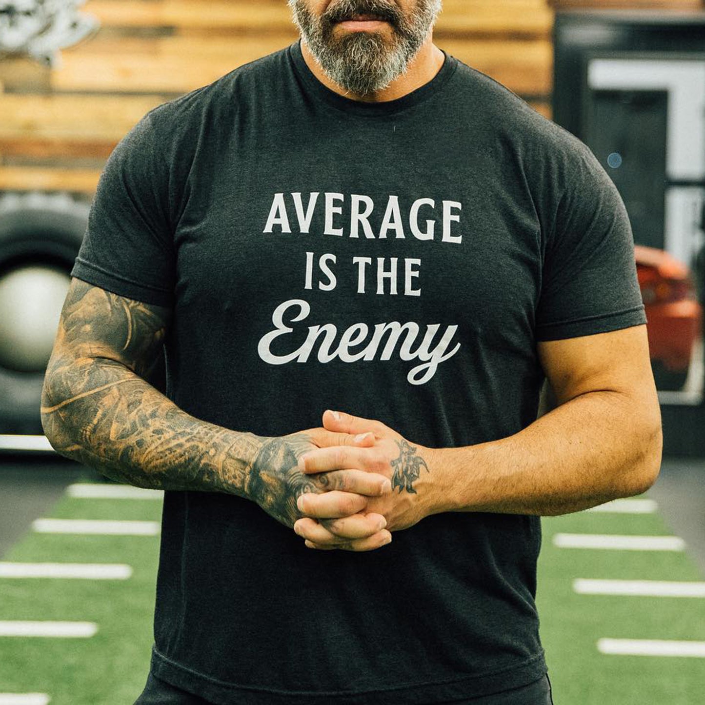 Average Is The Enemy Printed Men's T-Shirt