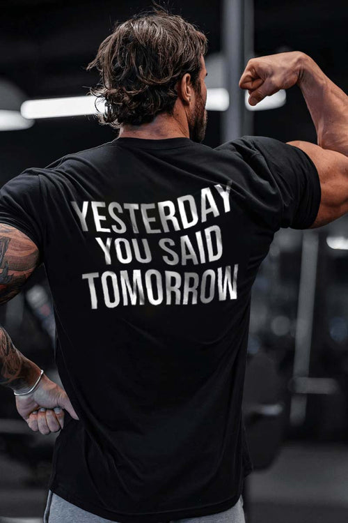 Yesterday You Said Tomorrow Printed Men's T-shirt