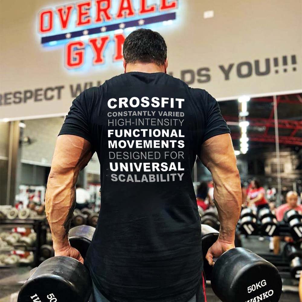 Crossfit Constantly Varied High-Intensity Printed Men's T-shirt