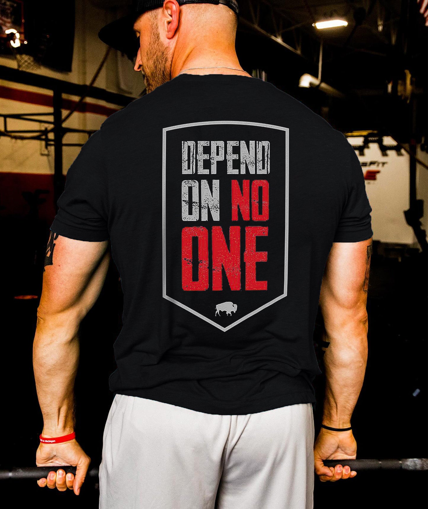 Depend On No One Printed Men's T-shirt