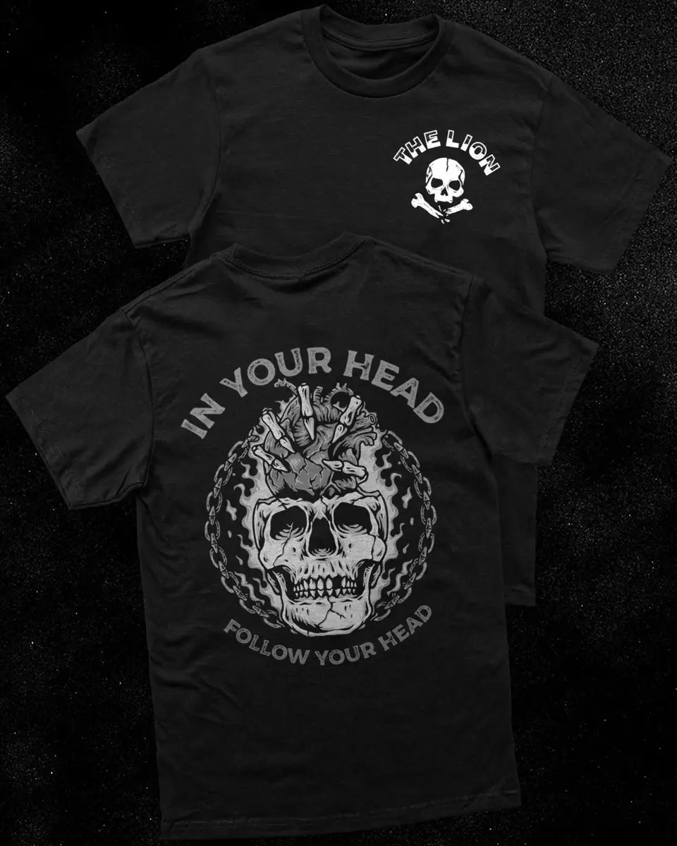 In your head Follow your head Print Men's T-shirt