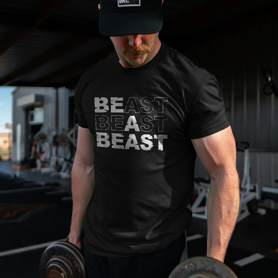 Be A Beast Printed Men's T-shirts