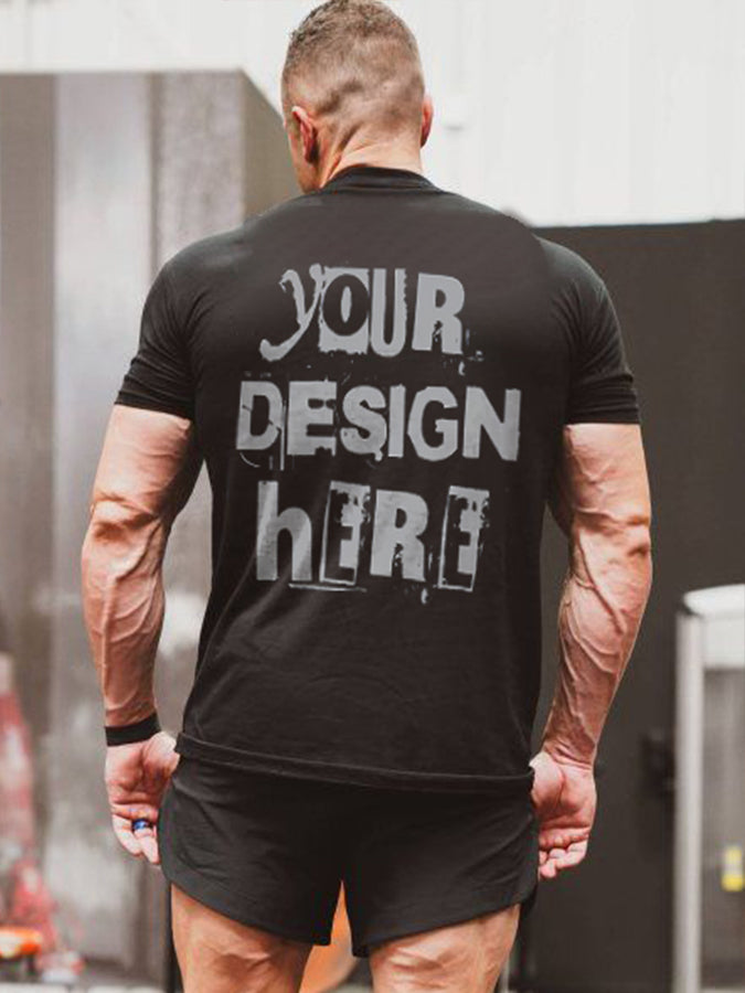 Your Design Here Printed Men's T-shirt