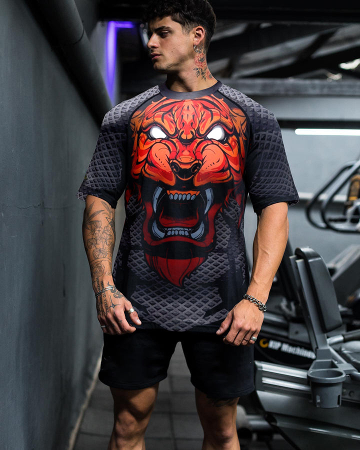 Fierce tiger Printed Men's T-shirt