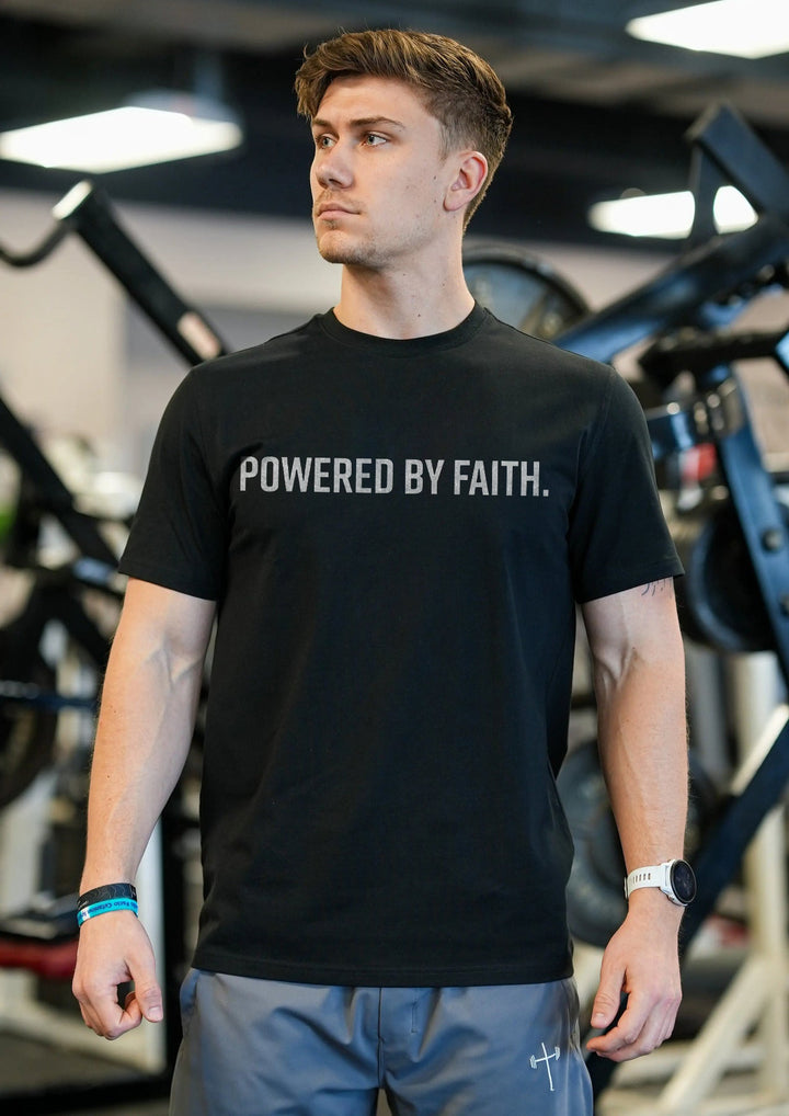 Powered By Faith Printed Men's T-shirt