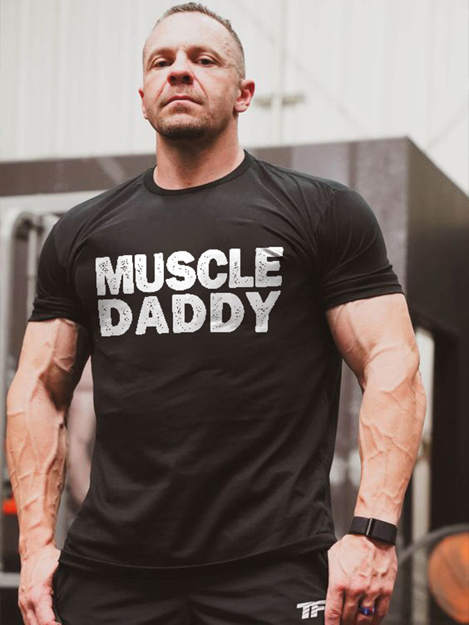 Muscle Daddy Printed Men's T-shirt