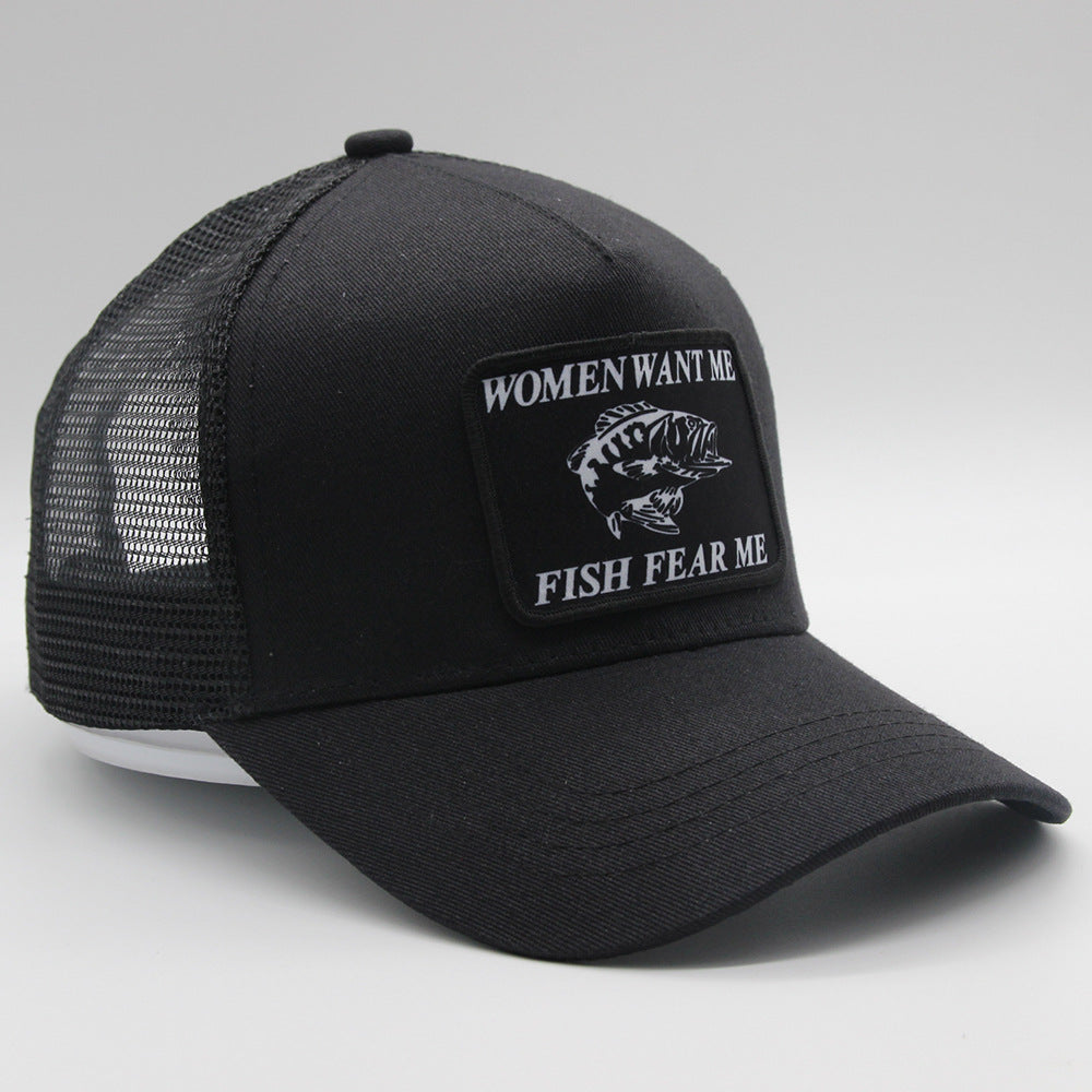 Casual Women Want Me Fish Fear Me Baseball Cap