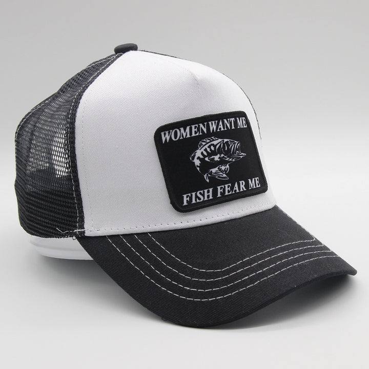 Casual Women Want Me Fish Fear Me Baseball Cap