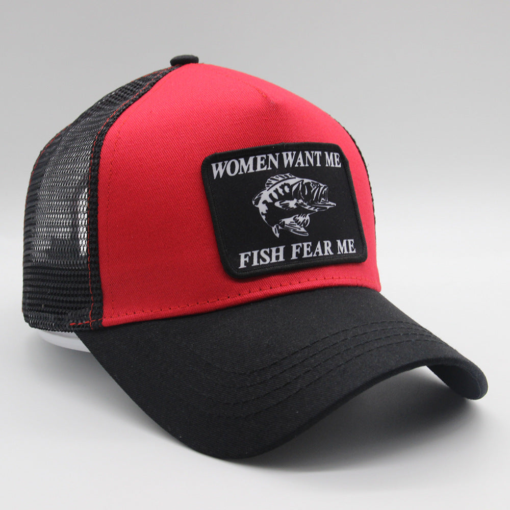 Casual Women Want Me Fish Fear Me Baseball Cap