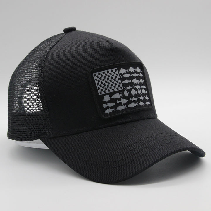 Outdoor Fish Graphic Casual Baseball Cap