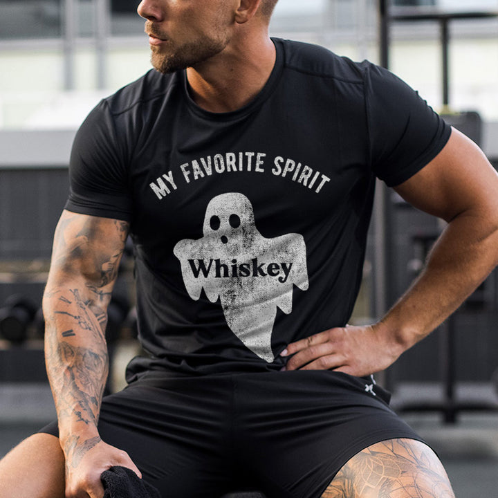 My Favorite Spirt Whiskey Printed Men's T-shirt