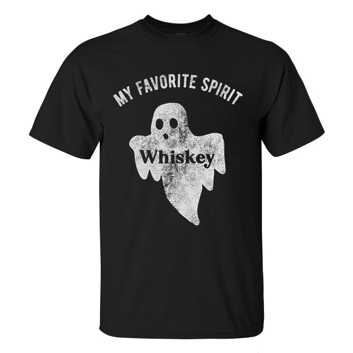 My Favorite Spirt Whiskey Printed Men's T-shirt