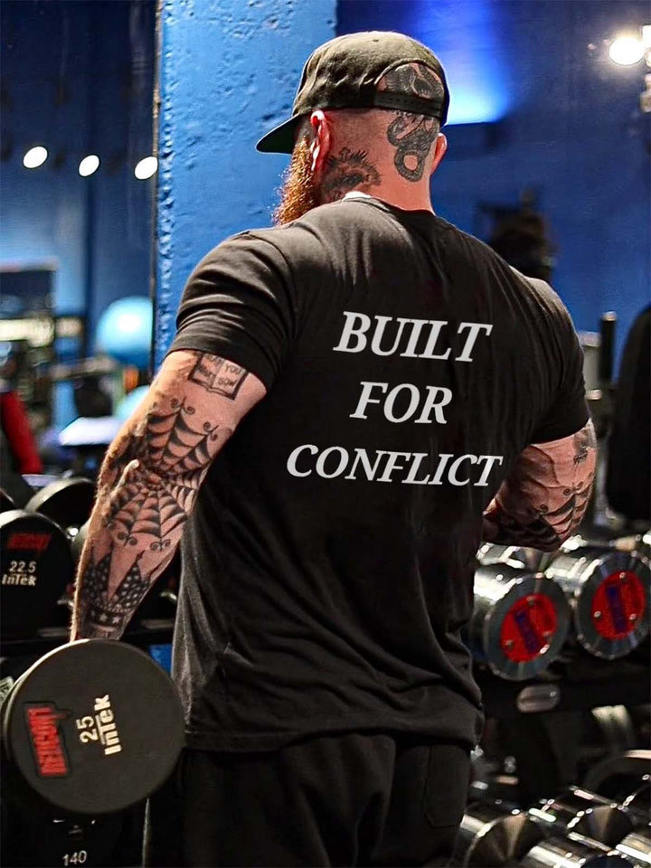 Built For Conflict Printed Men's T-shirt