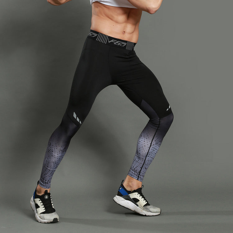 Fitness Sports Bottoms High Elastic Men's Leggings