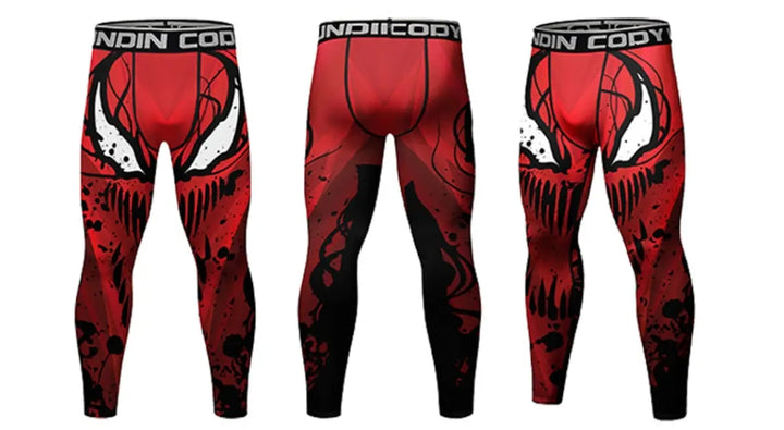 Fashion Sports Fitness Printed Men's Leggings