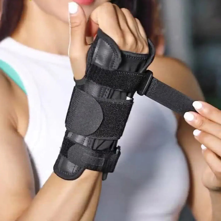 Steel Plate Support Palm Wrap Wrist Brace Guard