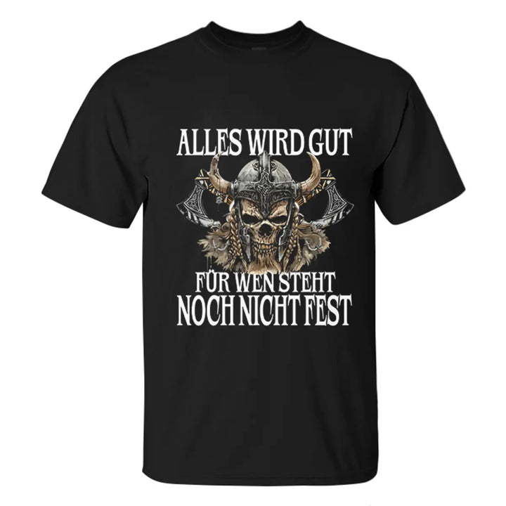 Viking Alles Wird Gut Printed Men's T-shirt