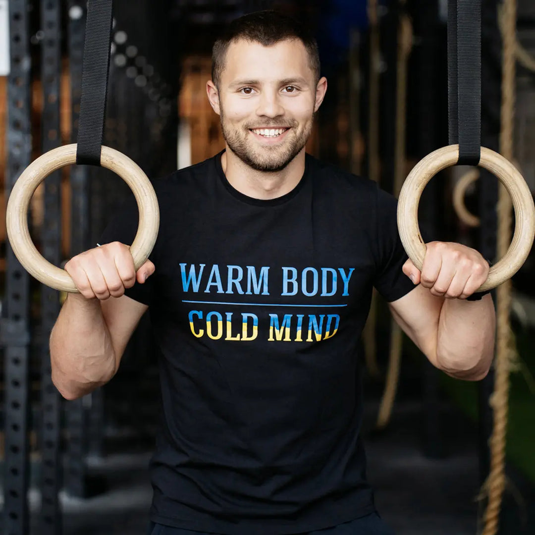 Warm Body Cold Mind Print Men's T-shirt