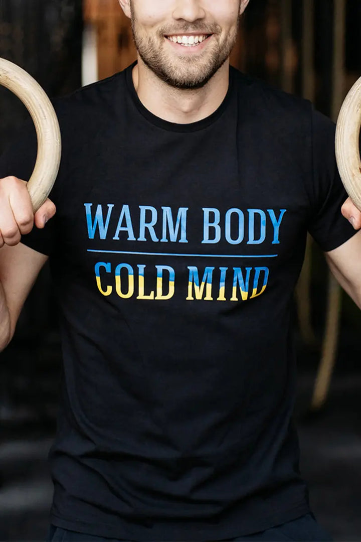 Warm Body Cold Mind Print Men's T-shirt