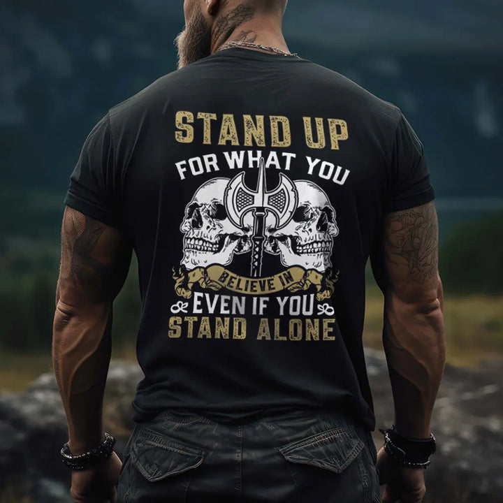 Stand Up For What You Believe In Printed Men's T-shirt