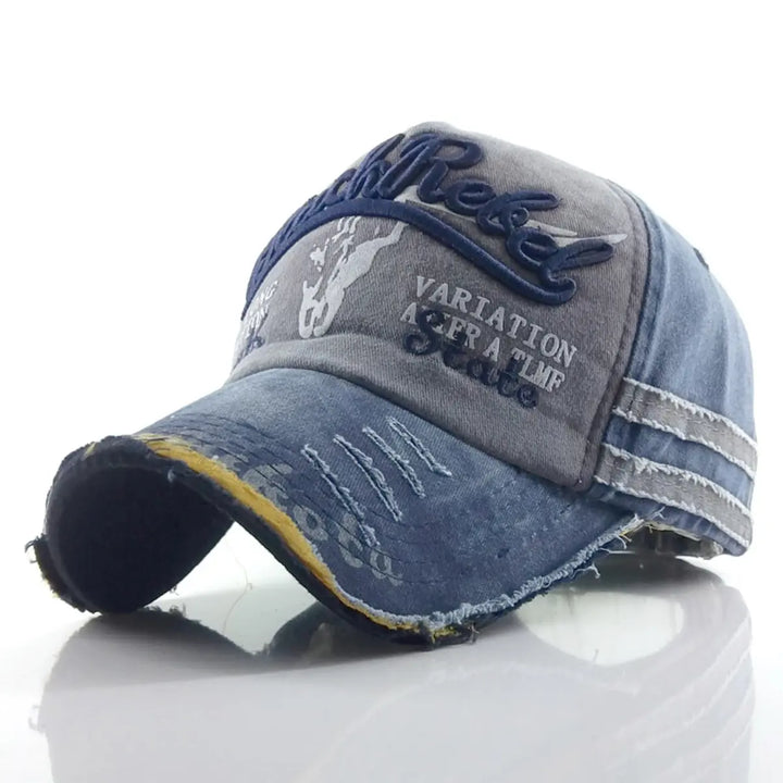 Outdoor Washed Denim Baseball Cap