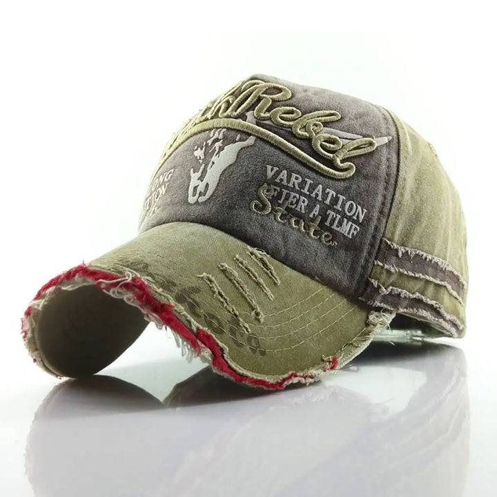 Outdoor Washed Denim Baseball Cap