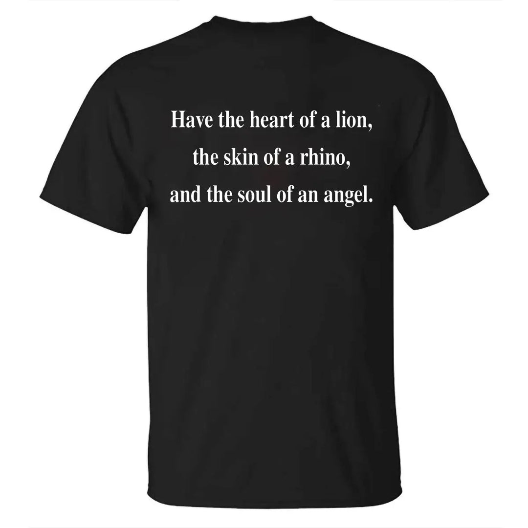 Have The Heart Printed Casual Men's T-shirt