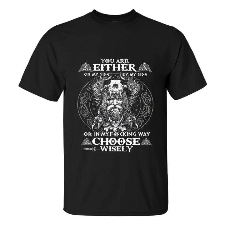 Viking You Are  Either Printed Men's T-shirt