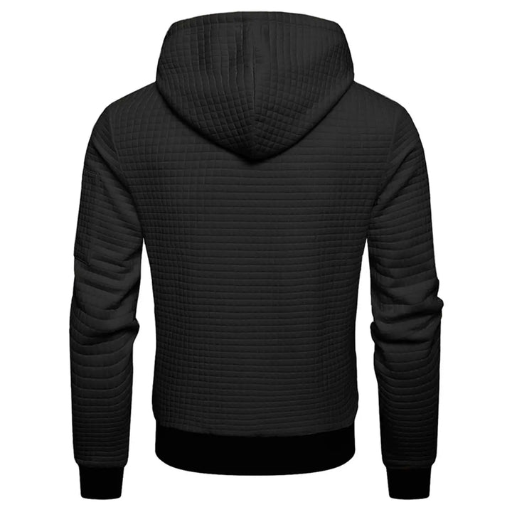 Men's Casual Ribbed Drawstring Engineered Warmth Hoodie