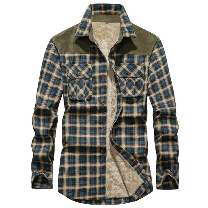 Men's Fleece Plaid Baldy Jacket