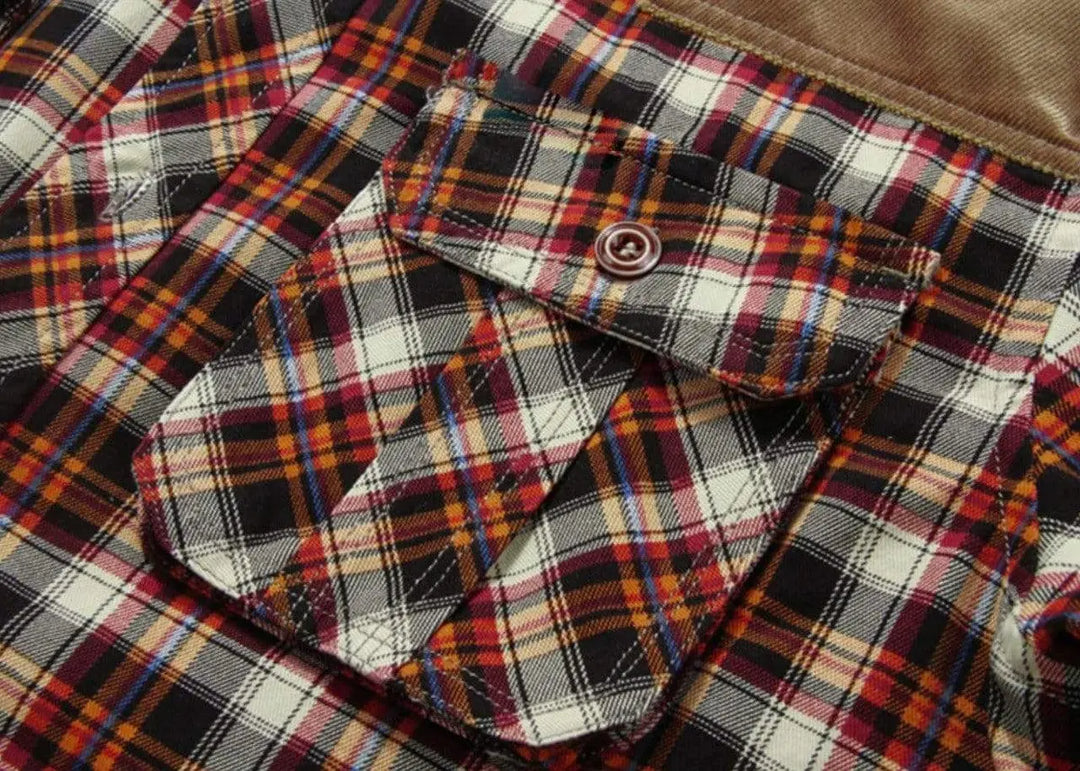 Men's Fleece Plaid Baldy Jacket