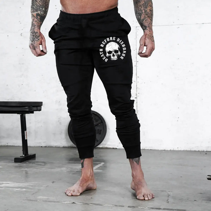 Death Before Dishonor Print Men's Sweatpants