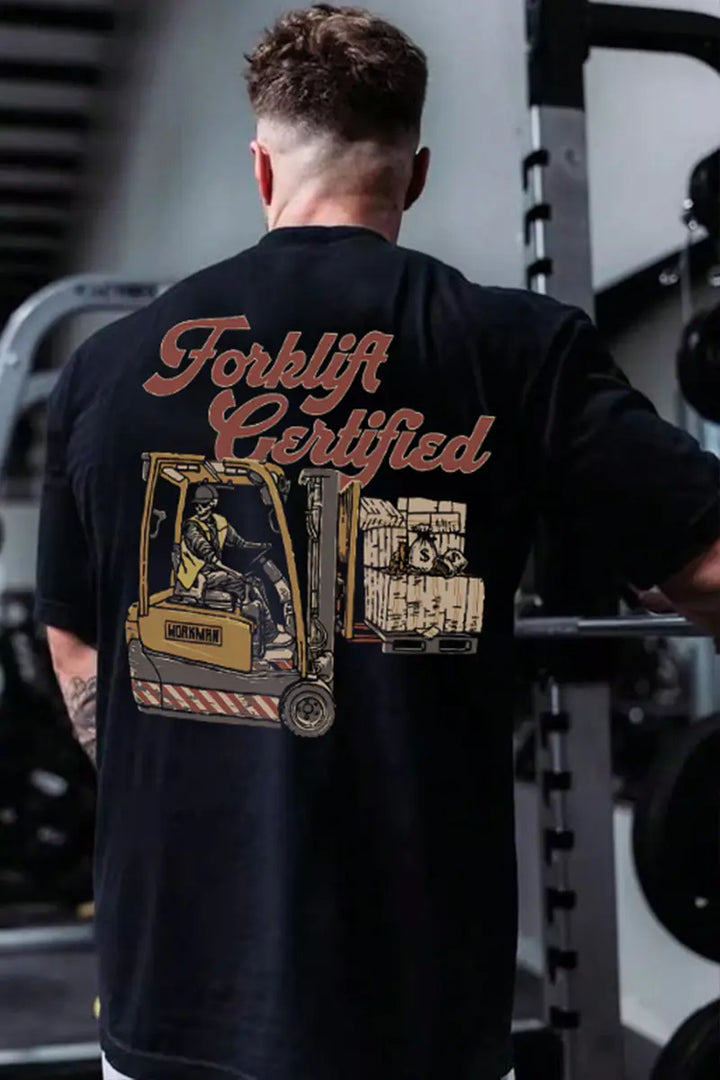 Forklift Certified Printed Men's T-shirt