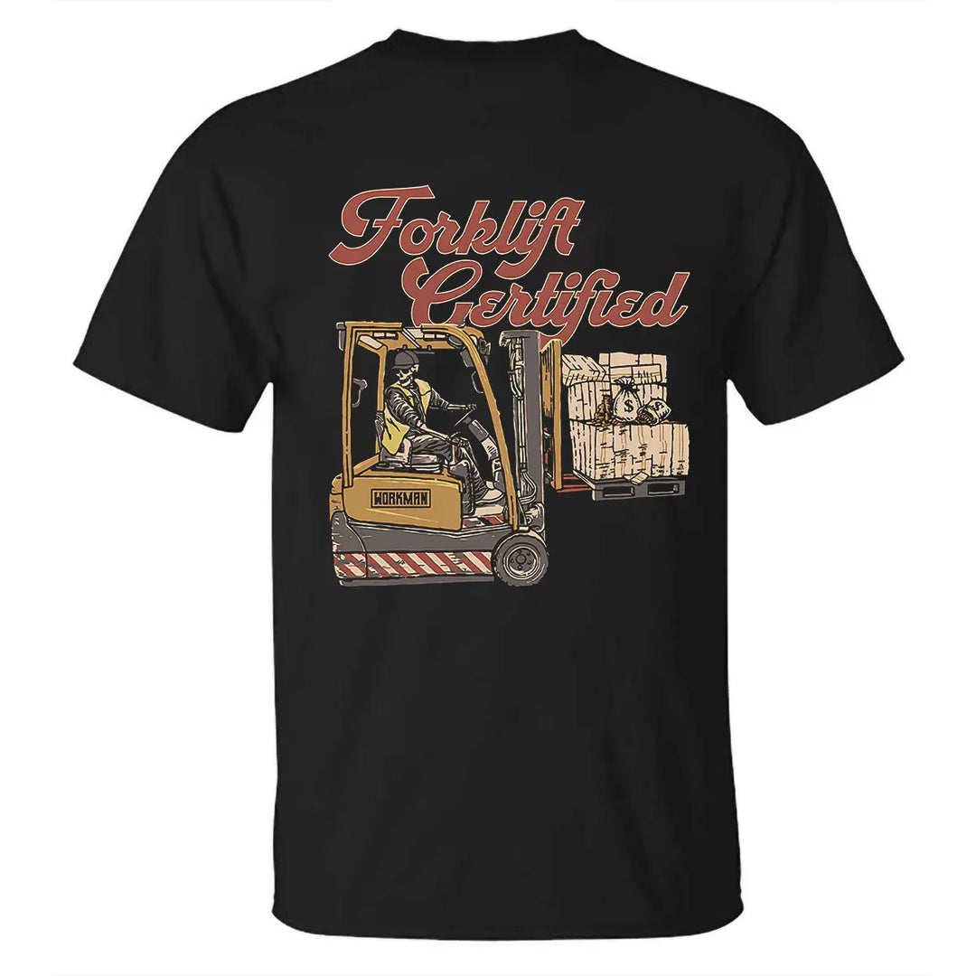 Forklift Certified Printed Men's T-shirt