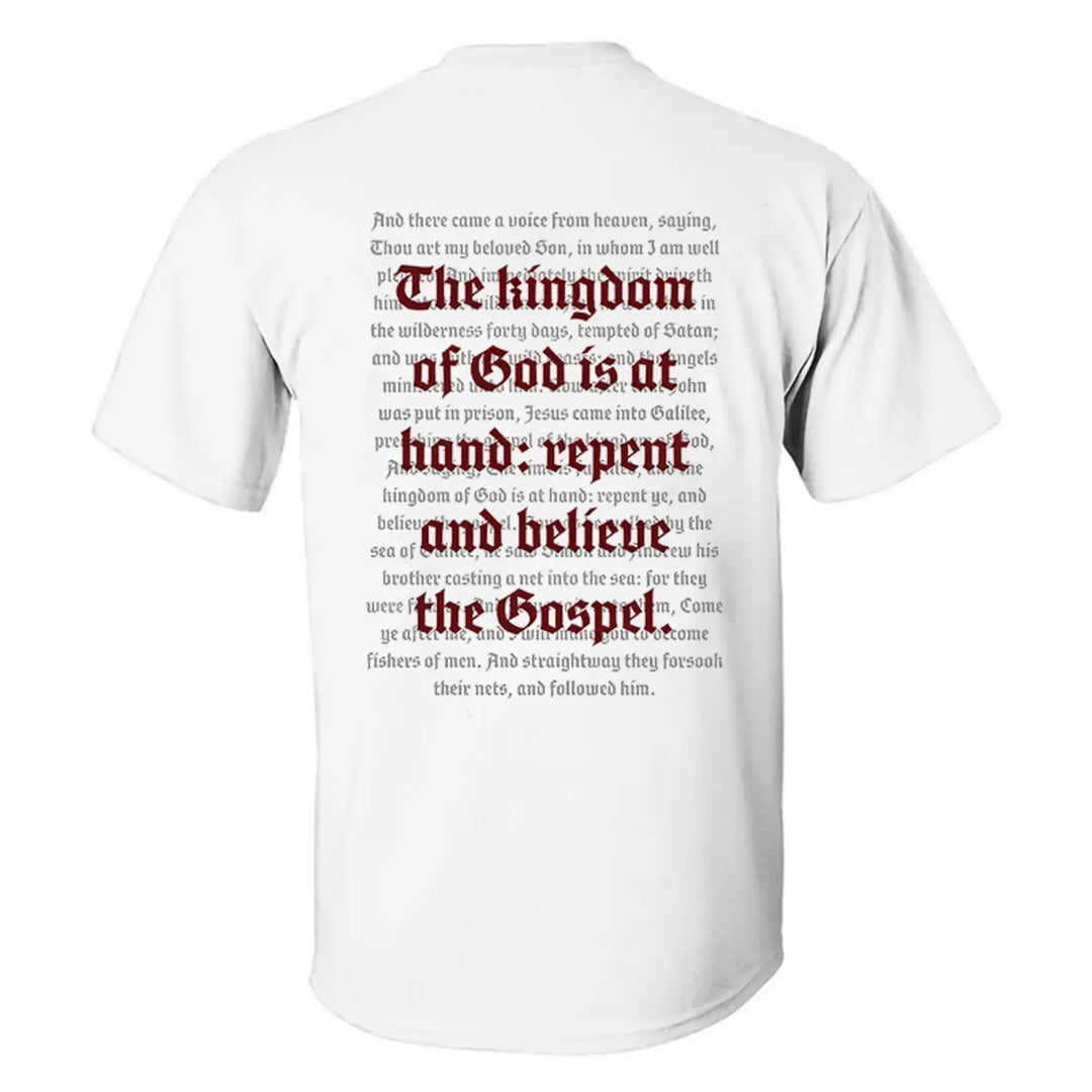 The Kingdom Of God Is At Hand Printed Men's T-shirt