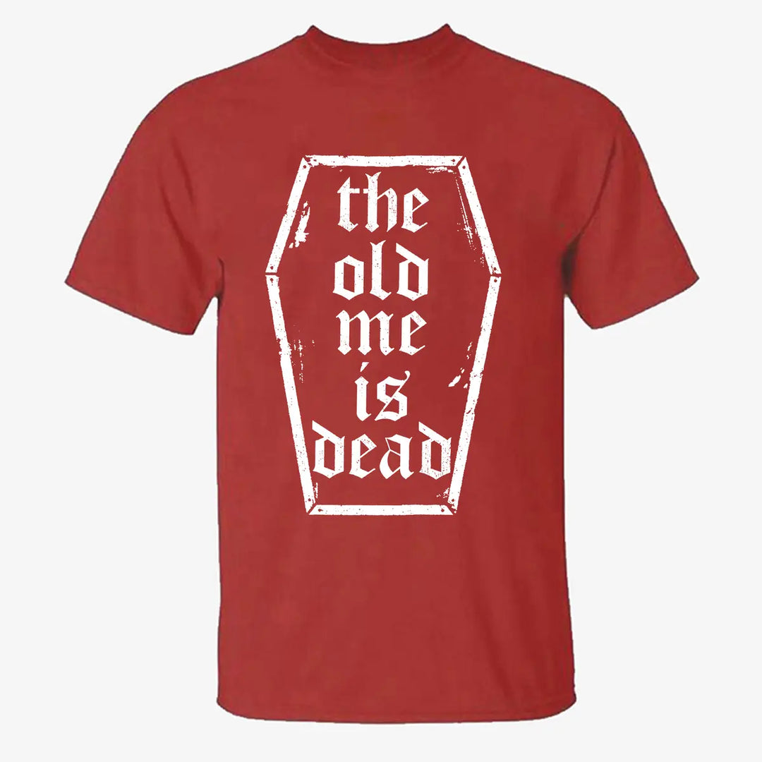 The old me is dead    Print Men's T-shirt Image - 6