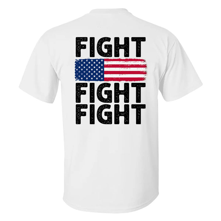 FIGHT FITGHT FIGHT Printed Men's T-shirt Image - 3